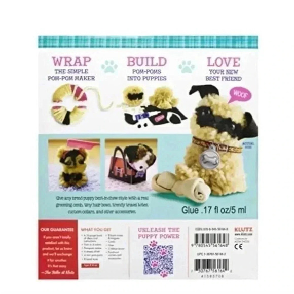 Klutz Pom-Pom Puppies Craft Kit, Ages 8 + - Picture 7 of 7